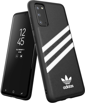 Etui plecki Adidas OR Moudled Case do Samsung Galaxy S20 Black-white (8718846075275)