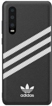 Etui plecki Adidas OR Moulded PU FW19 do Huawei P30 Black-white (8718846070041)