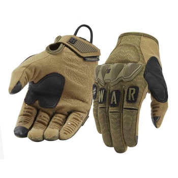 Тактичні рукавички для стрільби Viktos Wartorn COYOTE TAN М