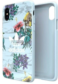 Etui plecki Adidas OR SnapCase Floral do Apple iPhone X/XS Grey (8718846068017)