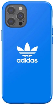 Etui plecki Adidas OR SnapCase Trefoil do Apple iPhone 12/12 Pro Blue (8718846084178)