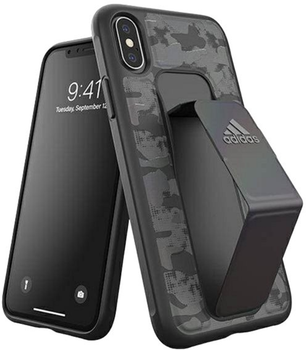 Etui plecki Adidas SP Grip Case CAMO do Apple iPhone X/XS Black (8718846069205)