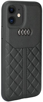 Панель Audi Genuine Leather для Apple iPhone 12/12 Pro Чорний (6955250224420)