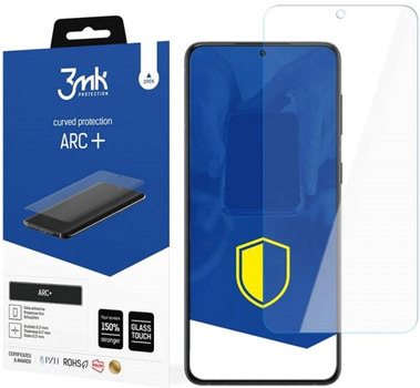 Захисне скло 3MK ARC+ Fullscreen для Samsung Galaxy S23 Ultra (5903108512541)