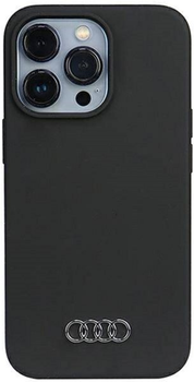 Панель Audi Silicone Case для Apple iPhone 14 Pro Max Чорний (6955250225854)