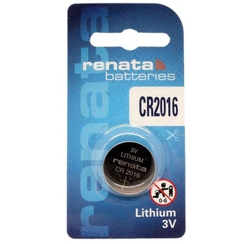 Батарейка RENATA CR2016 Lithium, 3V, 1х1шт