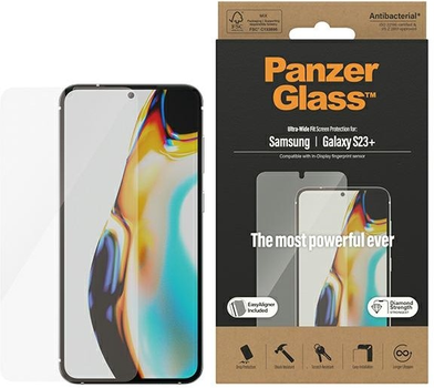 Захисне скло Panzer Glass Ultra-Wide Fit для Samsung Galaxy S23 Plus SM-S916 з аплікатором (5711724073168)