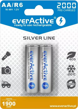 Akumulatory everActive R6/AA 2000 mAH blister 2 szt. Ready-To-Use (EVHRL6-2000-2BL)