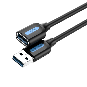 Кабель Vention USB 3.0 - OTG USB3.0, 0.5 m, Black (CBHBD)