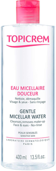 Міцелярна вода Topicrem Gentle Micellar Water Face & Eyes 400 мл (3700281703214)