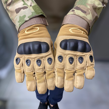 Перчатки тактические пальцевые, цвет Койот, размер M