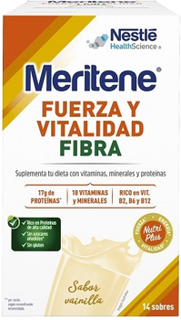 Коктейль Meritene Active Senior Nutrition Batido Sabor Vainilla Rico En Fibra 14 шт (8470003253994)