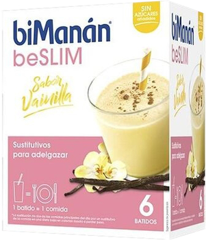 Koktajle Bimanan Beslim Vanilla Milkshake 6 Sachets (8470001815194)