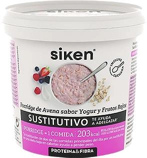 Дієтичний замінник Siken Oatmeal Yoghurt Mashed Red Fruit Substitute 52 г (8424657039749)