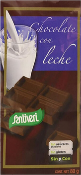 Дієтичний замінник Santiveri Milk Chocolate + Maltitol 80 г (8412170024311)