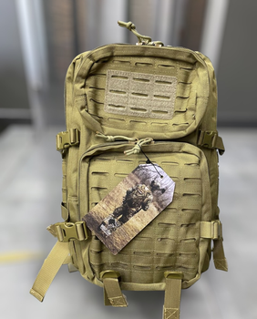 Військовий рюкзак 50 л WOLFTRAP, Пісочний, тактичний рюкзак для військових, армійський рюкзак для солдатів