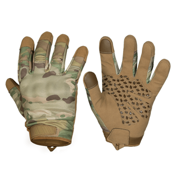 CamoTec рукавички Tac Multicam, військові рукавички, рукавички закриті мультикам, тактичні штурмові рукавички