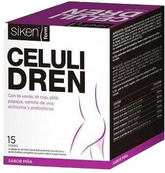Харчова добавка Siken Sikenform Cellulitis-Draining Forte 15 пакетиків (8424657105956)