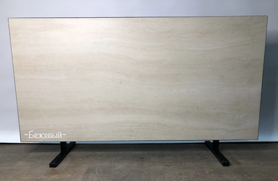 Обогреватель керамический панельный с кнопкой SunCeramic CH-1000 на 20 кв.м 60х120х1.2 см Бежевый камень (764-Бежевый камень)