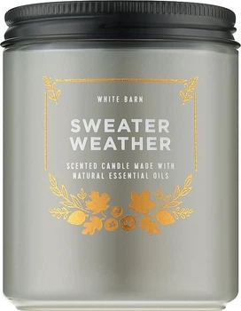 Парфумована свічка Bath & Body Works Sweater Weather
