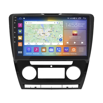 Штатная магнитола 10" Lesko для Skoda Octavia II (A5) Рестайлинг 2008-2013 4/64Gb CarPlay 4G Wi-Fi GPS Prime