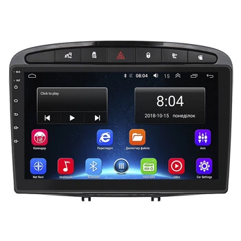 Штатна магнітола 9" Lesko для Peugeot 308 I 2007-2011 2/32Gb Wi-Fi GPS Base Пежо