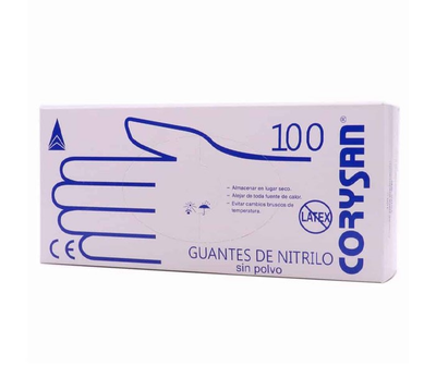 Rękawiczki medyczne Corysan Nitrile Gloves T/XP 100U (8470001959218)