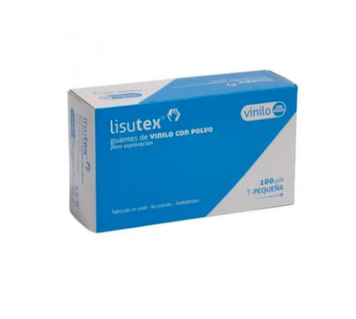 Rękawiczki medyczne Lisutex Vinyl Gloves Large Size 100 U (8470001721549)