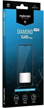 Захисне скло MyScreen Diamond Glass Edge Lite для Motorola Moto E22/E22s чорне (5904433213264)