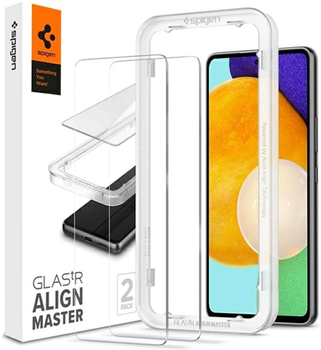 Набір захисного скла Spigen AlignMaster Glass.Tr для Samsung Galaxy A53 5G SM-A536 2 шт (8809811858778)