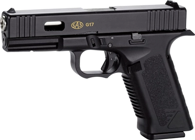 Пістолет пневматичний SAS Glock 17 4,5 мм BB Blowback (метал; рухома рама затвора)
