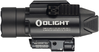 Збройний підствольний ліхтар Olight Baldr Pro Black із зеленим ЛЦВ