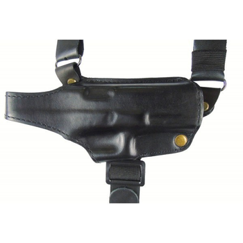 Кобура Медан для Glock 17 оперативная кожаная формованная с кожаным креплением (1007 Glock 17)