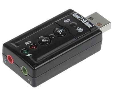 USB звукова карта для ноутбука чи ПК