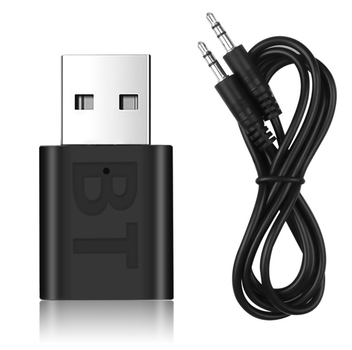 USB Bluetooth 5.0 Приемник для ноутбука, ПК, телевизора, автомобиля с разъемом Jack