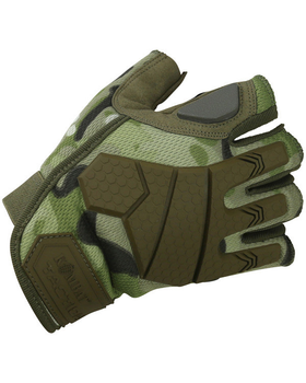 Перчатки тактичні Kombat Alpha Fingerless Tactical Gloves L, мультікам