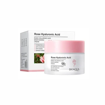 Крем для лица с экстрактами розы и гиалуроновой кислоты Bioaqua Rose Hyaluronic Acid Cream, 50 мл