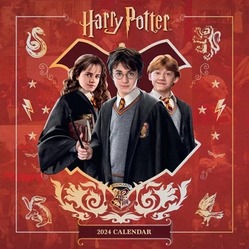 Календар Harry Potter 2024 (Square Wall Calendar, Poster Inside ) (9781801229678)