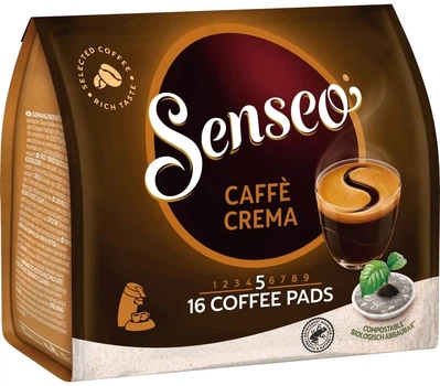 Кофе в чалде Senseo Caffe Crema, 1 чалда Philips Senseo 62 мм