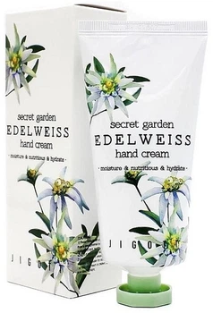 Крем для рук з екстрактом едельвейсу Jigott Secret Garden Edelweiss Hand Cream 100 мл