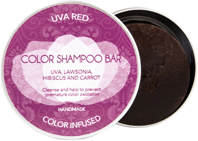 Szampon dla włosów z pasemkami Biocosme Color Shampoo Bar Uva Red 130 g (8058258700373)