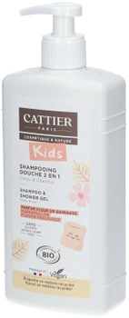 Шампунь Cattier Paris Kids Shampoo & Shower Gel Marshmallow Flower Fragrance Organic 500 мл (3283950924344)