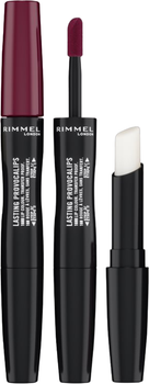 Błyszcząca szminka Rimmel London Lasting Provocalips Double Ended Long-Lasting Lipstick Shade 570 No Wine-Ing 3.5g (3616302737888)
