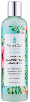 Szampon odświeżający do skóry głowy Flora & Curl Soothe Me Coconut Mint Scalp Refresh Shampoo 300 ml (5060627510325)
