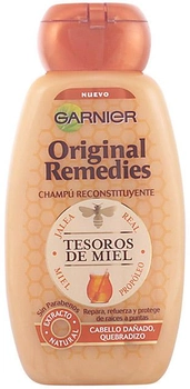 Szampon do nawilżania włosów Garnier Original Remedies Honey Treasure Shampoo 250 ml (3600541738898)