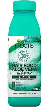 Szampon nawilżający do włosów normalnych i suchych Garnier Fructis Hair Food Aloe Vera Hydrating Shampoo 350 ml (3600542289634)