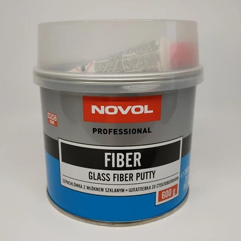 NOVOL Шпатлевка Fiber со стекловолокном 600 г (1469)