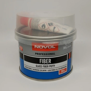 NOVOL Шпатлевка Fiber со стекловолокном 200 г (1468)