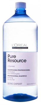 Очищувальний шампунь для волосся L'Oreal Paris Pure Resource Shampoo 1500 мл (3474636975594)
