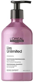 Очищувальний шампунь для волосся L'Oreal Paris Liss Unlimited 500 мл (3474636975877)